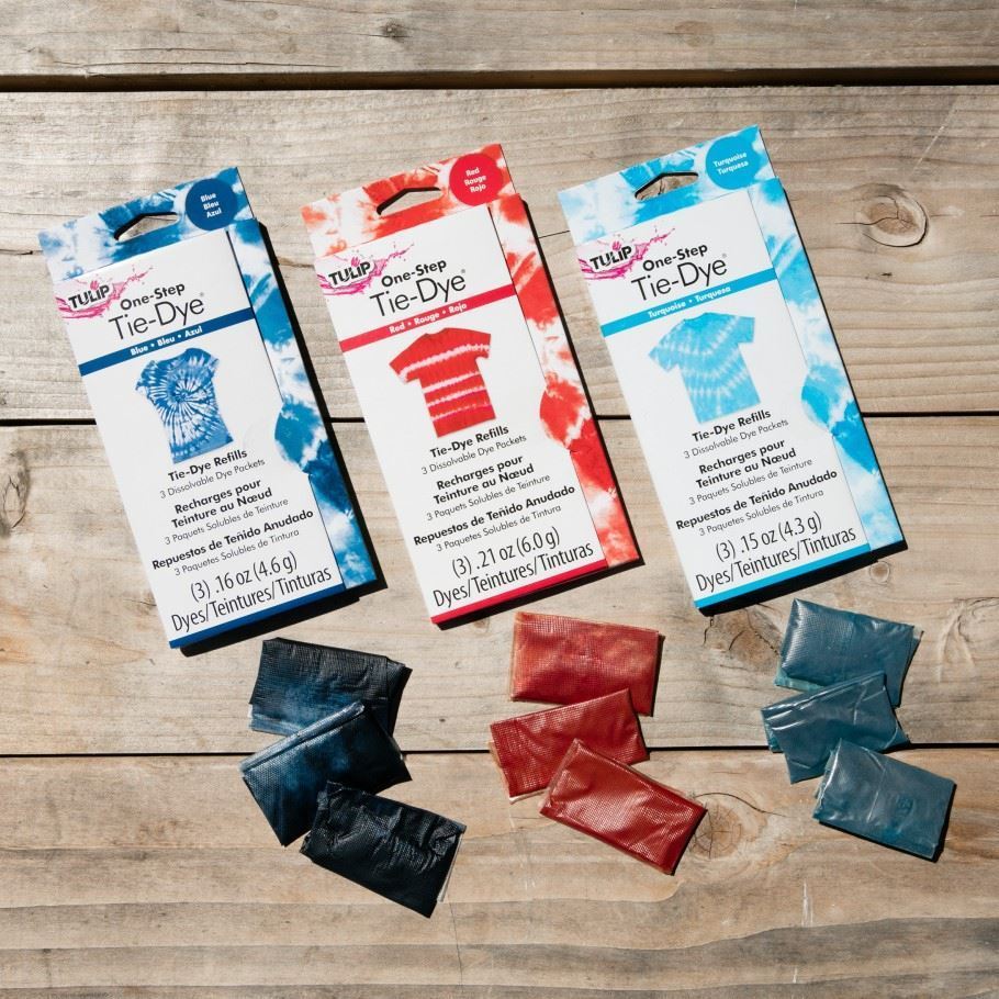 One-Step Tie-Dye Refills Red