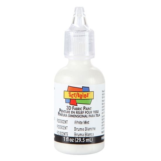 Picture of 54201 3D Fabric Paint White Mist 1 oz.