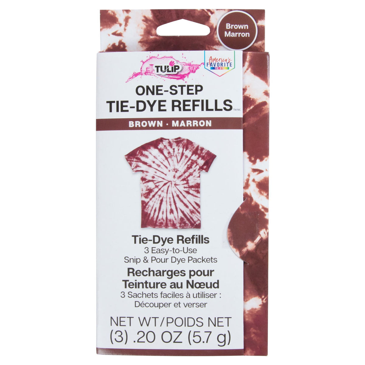 Picture of 47326 One-Step Tie-Dye Refills Brown
