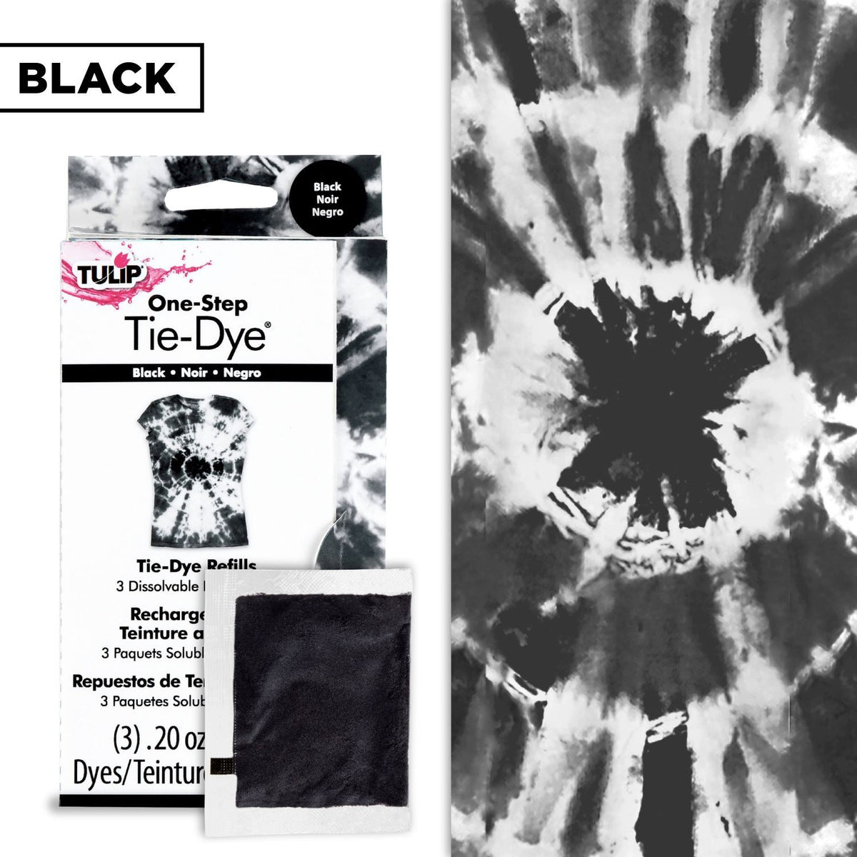 Picture of 29038 One-Step Tie-Dye Refills Black