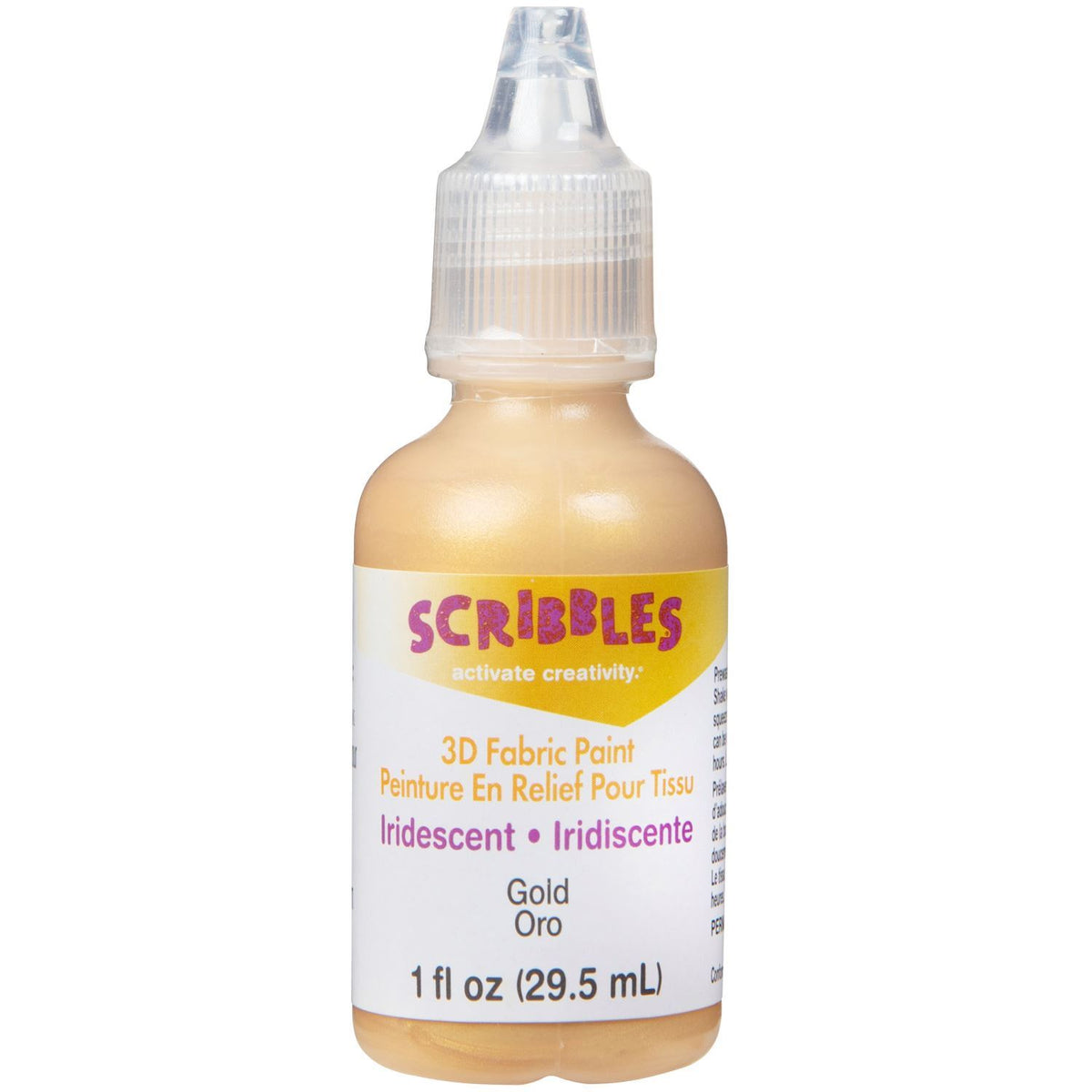 Picture of 54224 3D Fabric Paint Gold 1 oz.