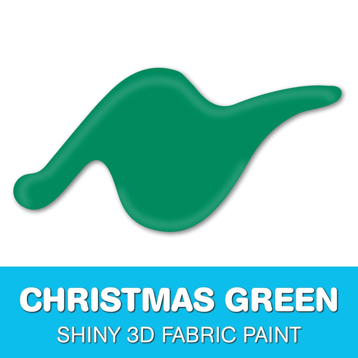 Picture of 54133 3D Fabric Paint Christmas Green 1 oz.