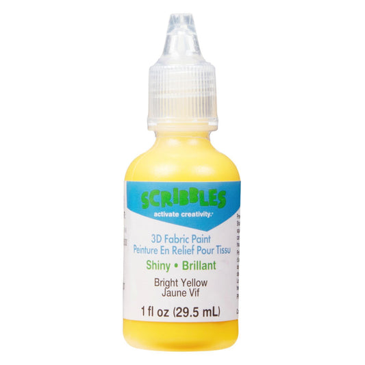 Picture of 54112 3D Fabric Paint Bright Yellow 1 oz.