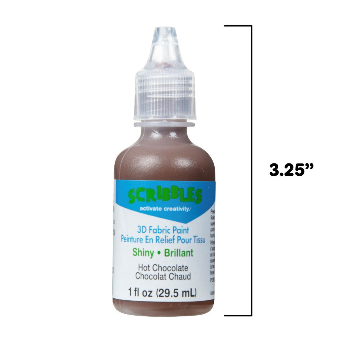 Picture of 11318 3D Fabric Paint Hot Chocolate 1 oz.