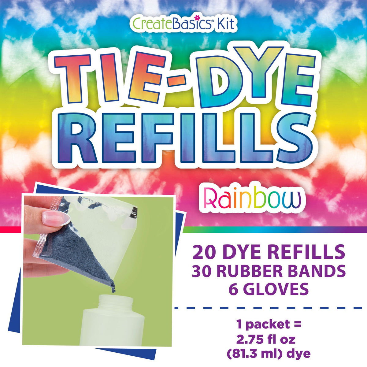 Picture of 48995                               CREATE BASICS 10PK RAINBOW REFILL 20PK            