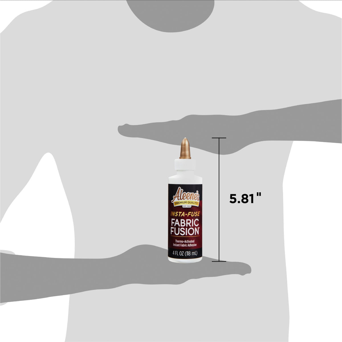 Picture of 48367 Aleene's Insta-Fuse Fabric Fusion Thermo-Activated Instant Fabric Adhesive 4 fl. oz.