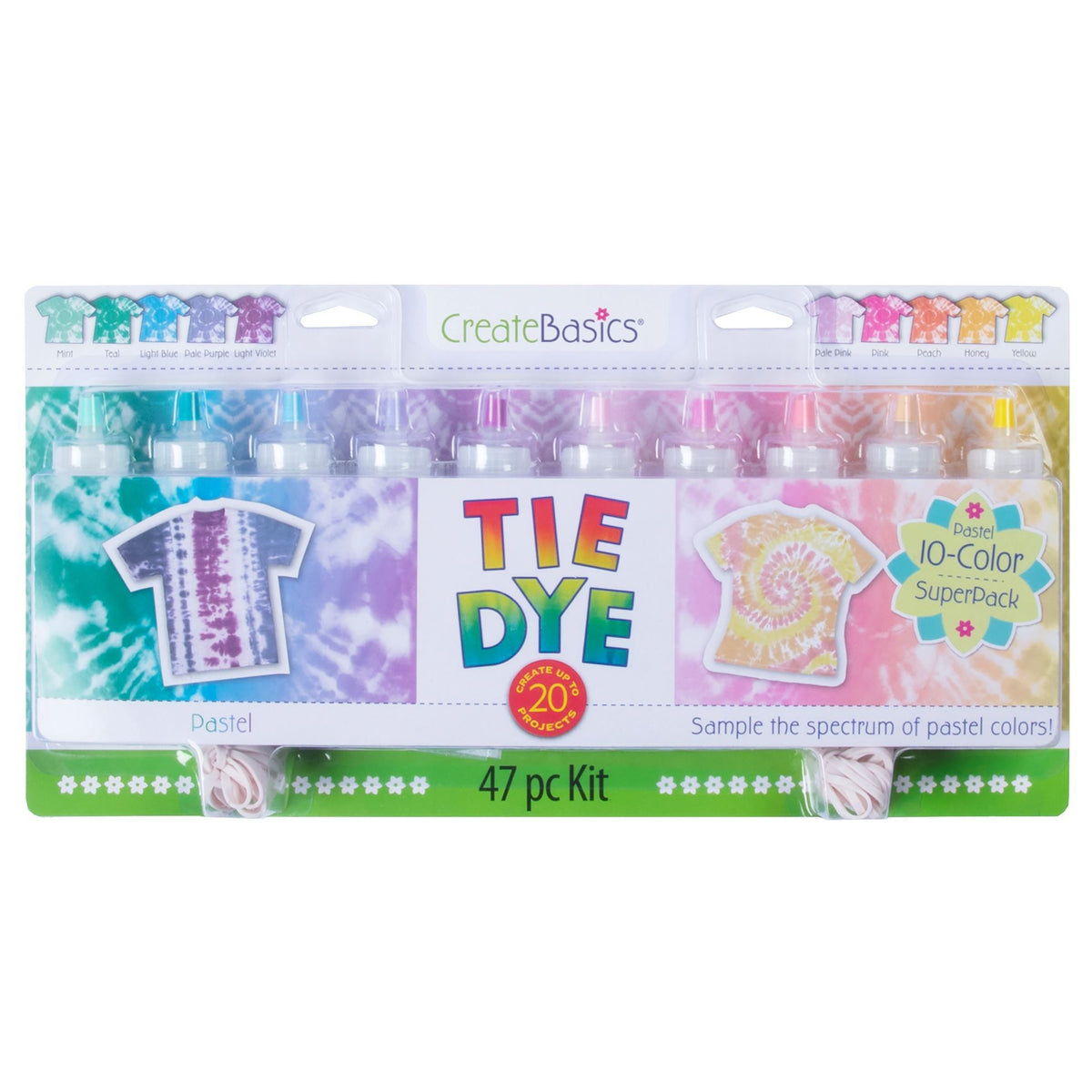 Picture of 46243 Create Basics 10-color Pastel Tie-Dye Kit