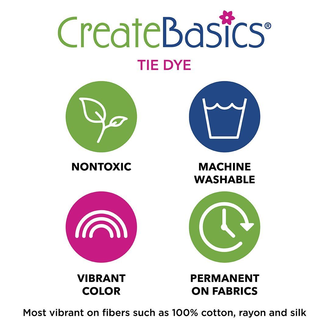 Picture of 32023 Create Basics 1 Color Tie Dye Kit, Fuchsia, Makes 4 fl oz