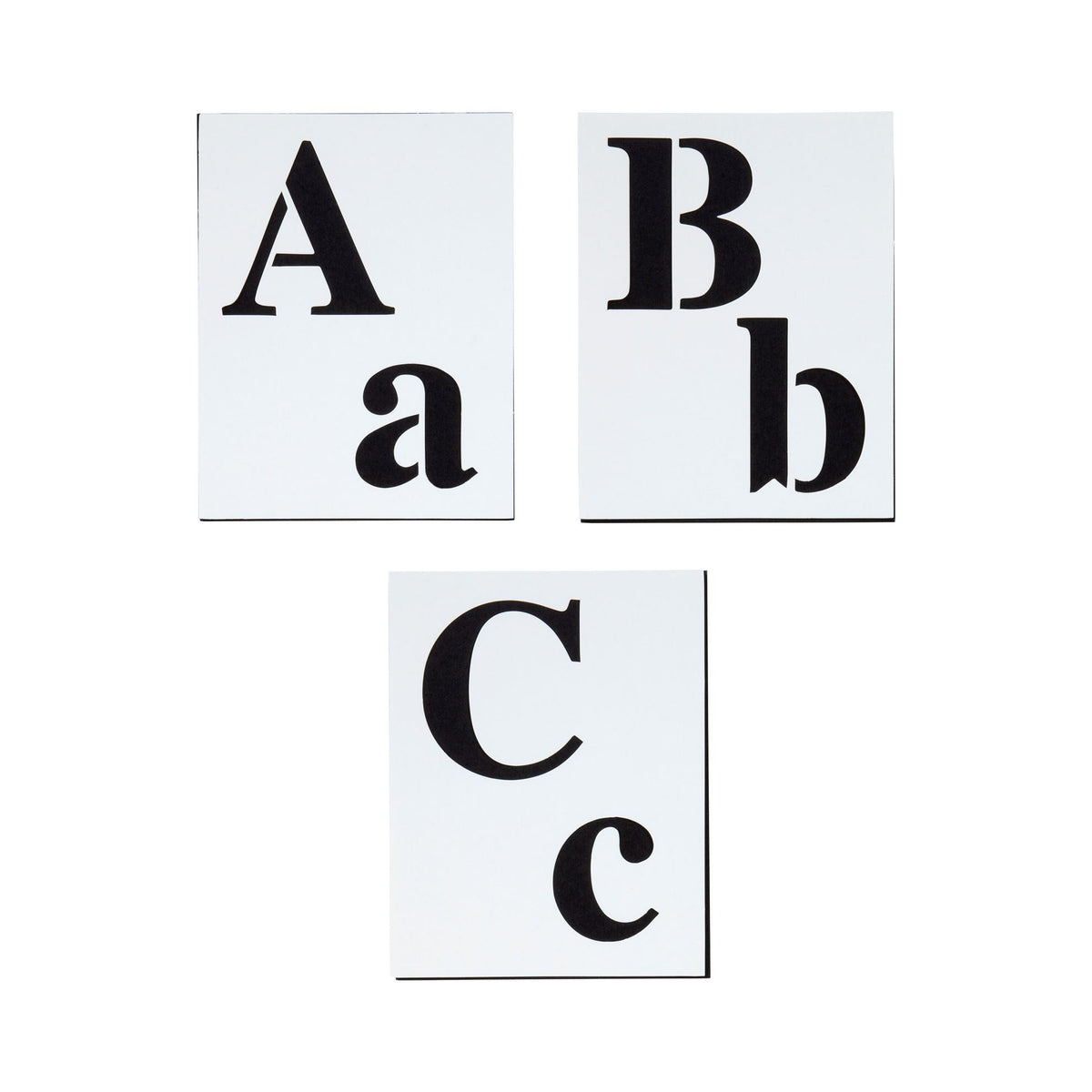 Picture of 44714                               ALPHABET STENCIL 48PC                             