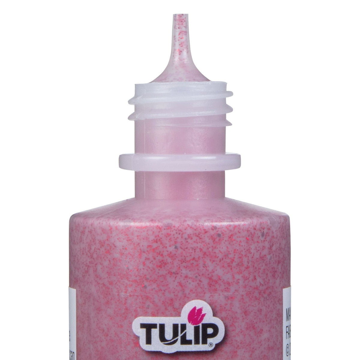 Picture of 41303 Tulip Dimensional Fabric Paint Glitter Red 4 fl. oz.